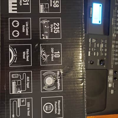 Yamaha PSR-E463 61-Key - Black image 2