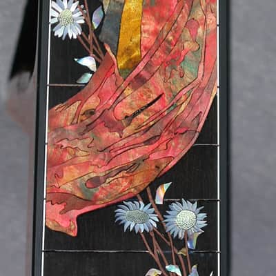 The Lady Gilmoore Archtop w/ semi-nude Female Figure Inlay image 17