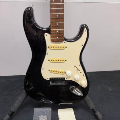 Vintage Squier Strat Stratocaster Electric Guitar Made in Korea For Parts or Repair 1987 image 8