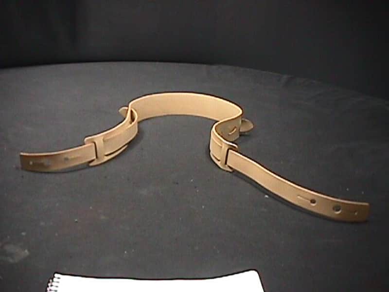 A Vintage All Leather Guitar or Banjo Strap New Old Stock & Real Nice   1 GA image 1