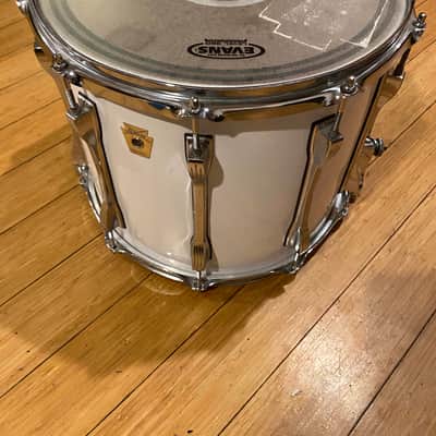 Ludwig 12" x 14" White Wood Marching Snare Drum w/ Case and Carrier image 3