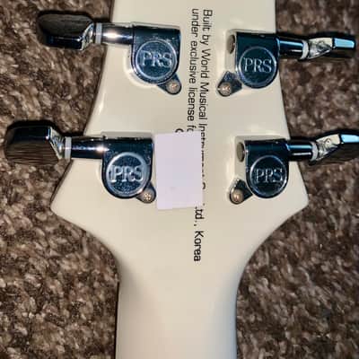 PRS SE white single cut electric guitar white made in Korea image 9