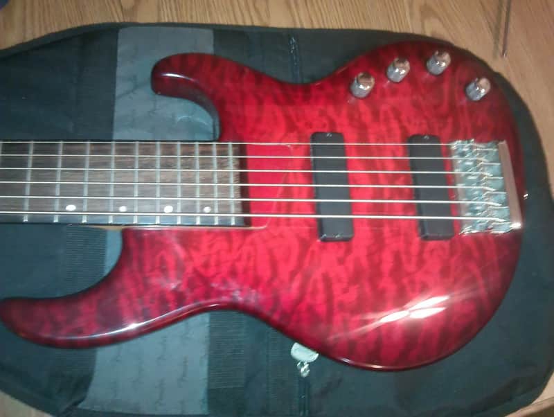Samick Greg Bennett Fairlane 6 String Bass w/hardshell case! A rare six-string beauty image 1