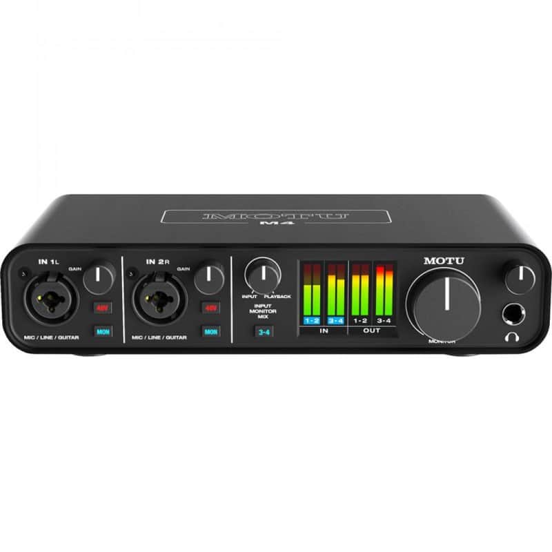 MOTU M4 USB-C 4x4 Mac PC Audio Interface image 1