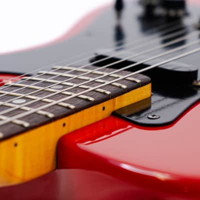 1981 Fender Bullet S-1 Standard Red w/ Integrated Pickguard/Bridge, Designed by John Page, OHSC image 11