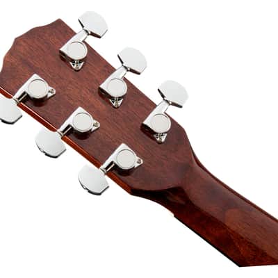 Fender CC-60S Concert Acoustic Guitar - 3-Color Sunburst w/ Walnut FB image 5