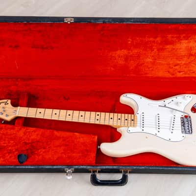 1975 Fender Stratocaster Vintage Electric Guitar Blonde, 100% Original w/ Case image 23