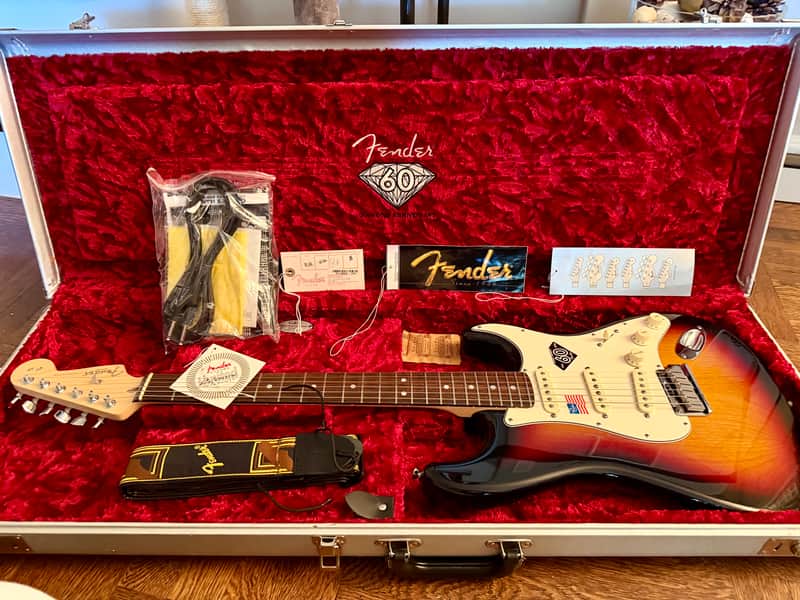 Fender American Stratocaster 60th Anniversary Diamond Edition 2006 Sunburst TIME CAPSULE UNPLAYED! USA Limited Edition Strat Guitar image 1