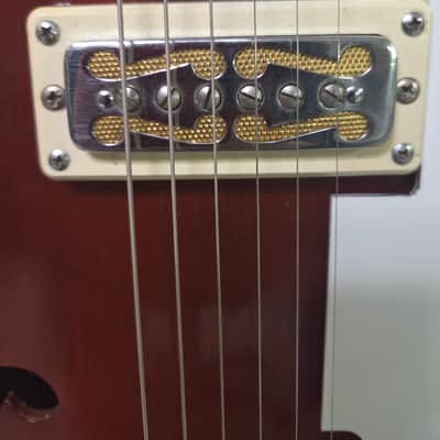 Vintage RARE 1968 Harmony H53 Rocket DeArmond Pickup Upgraded Electronics New Strings Pro Setup Original Soft Shell Case image 5
