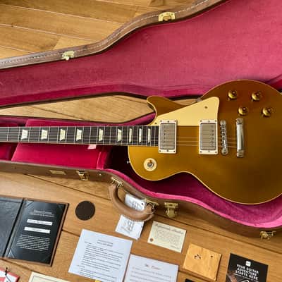 Gibson Custom Shop '57 Les Paul Goldtop Reissue 2019 - Present - Double Gold Dark Back VOS image 16