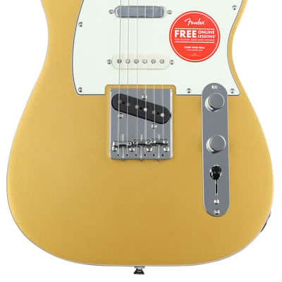 Squier Paranormal Custom Nashville Stratocaster Electric Guitar - Aztec Gold image 2