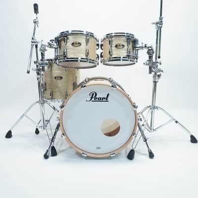 Pearl Masters MMG 4-PC 20",10",12",14"ft Platinum Gold Oyster drum kit image 1