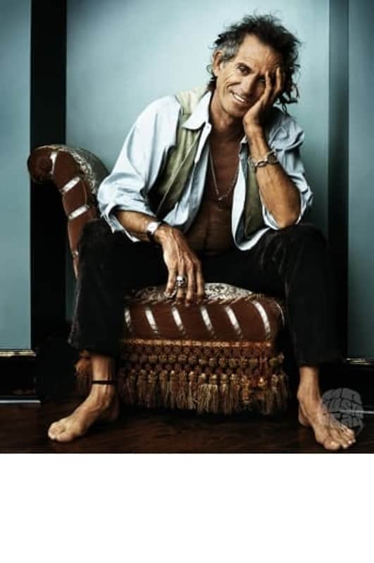 Unknown Keith Richards, Portrait, New York, by Deborah Feingold - 30x40 In Archival Frame #6 of 20