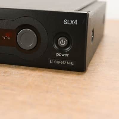 Shure SLX4 Wireless Receiver - L4 Band: 638-662 MHz (NO POWER SUPPLY) CG0132R image 4