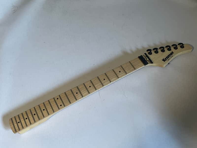 2020's Indonesian Kramer Pacer Series Fully Loaded Beak Headstock Guitar Neck Floyd Ready 22 Fret Maple Board image 1