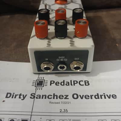 PigStompPedals "Dirty Shirley clone" PedalPCB - Dirty Sanchez - "Lock up" custom finish image 1