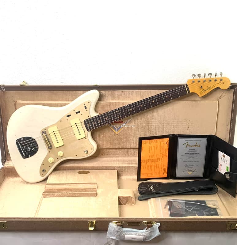 Fender Custom Shop '59 250k Jazzmaster Journeyman - Aged White Blonde image 1