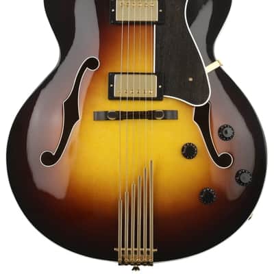 Heritage Standard Eagle Classic Hollowbody Electric Guitar - Original Sunburst image 2