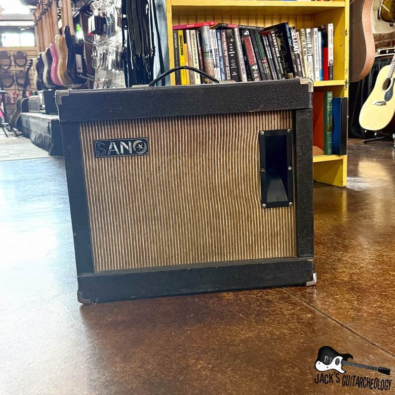 Sano Dual Channel Tube Electric Guitar Combo Amp (1970s - Black) image 1