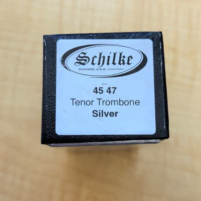 Schilke 47 Standard Series Small Shank Trombone Mouthpiece - Silver Plated image 2