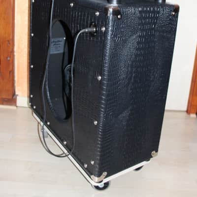 Immagine Amplified Nation Overdrive Reverb 2023 - 50W version - Custom Black Crocodile - Head + 2 x 12" Warehouse WGS12L Cab ! - 16
