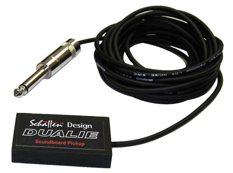 Schatten LP-15 Outsider Guitar/Ukulele Soundboard Pickup w/Cable, External Mount image 1