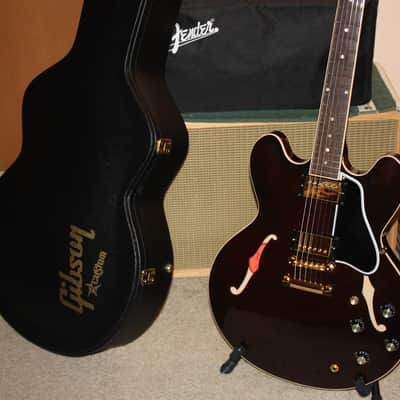 Gibson Custom ES-335 Dot Figured Transparent Brown/Gold 2010 Memphis image 4