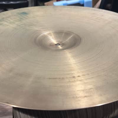 20” Zildjian A PING RIDE 1960s-1970s Vintage - Traditional image 3