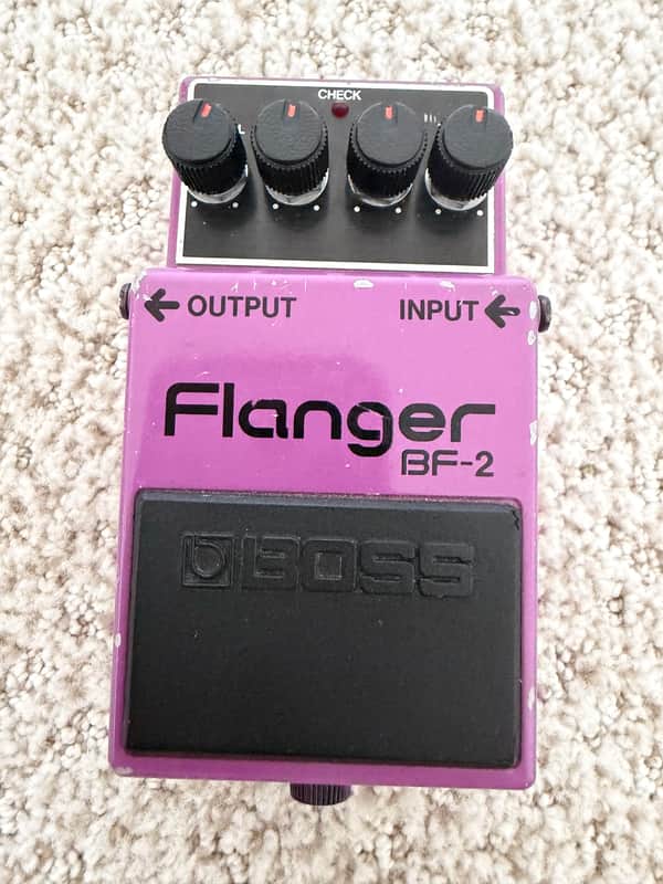 ギター BOSS BF-2 Flanger Boss BF-2 Flanger 1980-1984 (Black Label) Made In Japan | Reverb