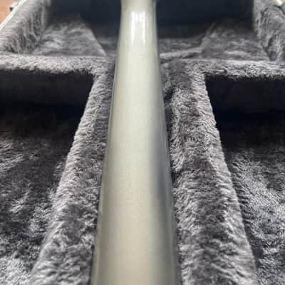 DEMO VIDEO Epiphone Airscreamer (US Customers Tax included in shipping price) 2003 - Metallic Silver with Airstream Graphic image 8