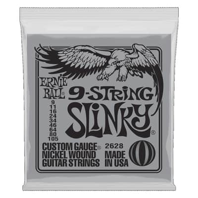 Ernie Ball 2628 9-String Slinky Electric Guitar String 9 string image 2