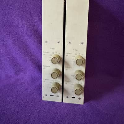 Ultra-rare! Pair vintage RFT RFZ Filter.  Inductor based, highly musical passive 3-band EQ! Fully discrete, Top-Notch quality! Telefunken W395 competitor?! image 1