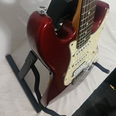 Fender US Lone Star Stratocaster with Rosewood Fretboard 1996 - 2000 - Candy Apple Red image 3