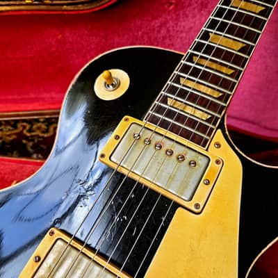 Gibson Custom Shop Les Paul ‘57 Tom Doyle "TIME MACHINE" #109 ~ R7/57 Black Goldtop “SUPER PREMIUM” - Historic Aged w/Doyle Coils TRU-CLONES ‘59 PAFs image 12