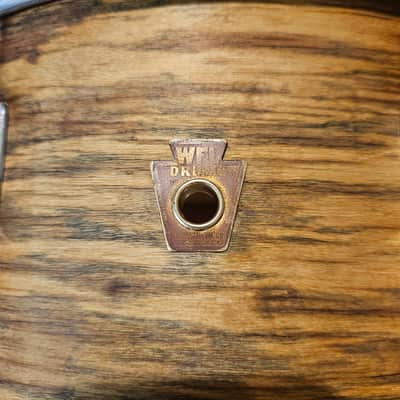 WFL 14x6.5" 3-ply Snare Drum - Nickel Hardware - 1950s image 3