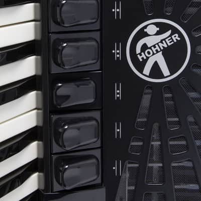 Hohner Amica Forte IV 96 - Jet Black (AMIV96B N) image 4