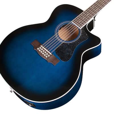 GUILD - F-2512CE Deluxe Maple 12-string Dark Blue Burst image 4