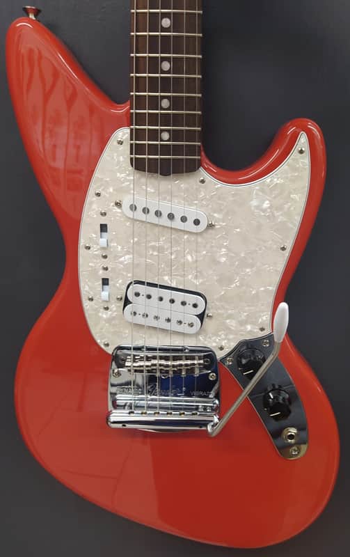 Fender Kurt Cobain Signature Jag-Stang 2021 - Present Fiesta Red image 1