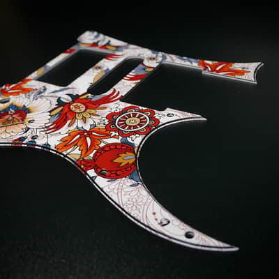 Folk Flowers / Ibanez Pickguard / RG350 / JEMJR / Graphic / Stormguitar image 3