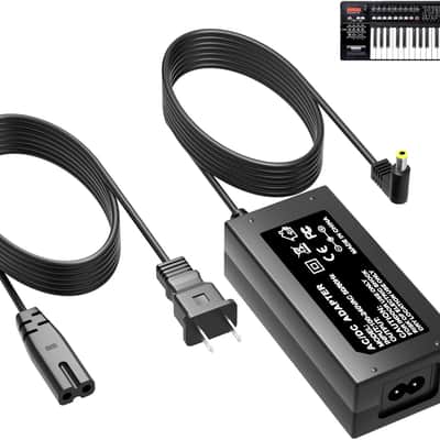 9V Charger for Roland PSB-120 Digital Keyboard Compatible Models: Roland PSB-120, PSB-1U, ACB-120, ACF-120, ACK-120, ACI-120, VG-99, GT-10, SPD-SX, AX-09, FA-06 Power Adapter Cable