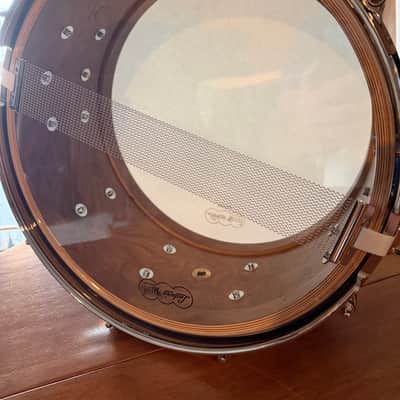 Ludwig LS403XXCE Limited Edition Aged Exotic Carpathian Elm 6.5x14" 10-Lug Snare Drum 2020 - Natural Lacquer image 4