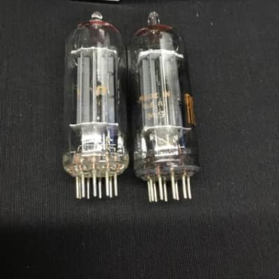 MATCHED Pair RCA 16CG7 6FQ7 Clear Top AUDIO VACUUM TUBES Tested D.9230 image 2