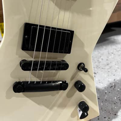ESP LTD EX-200 Solidbody Electric Guitar - Olympic White image 3