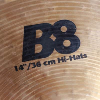 Sabian 14" B8 Hi-Hat Cymbals - Non-Factory Pair (950g/1150g) image 16