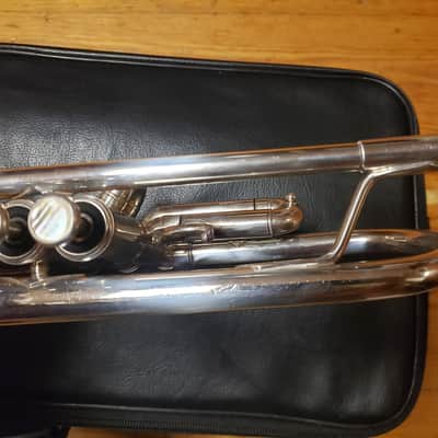 Yamaha Xeno II 8335SII Silver Trumpet W/ Double Case--Just Serviced, Nice! imagen 4