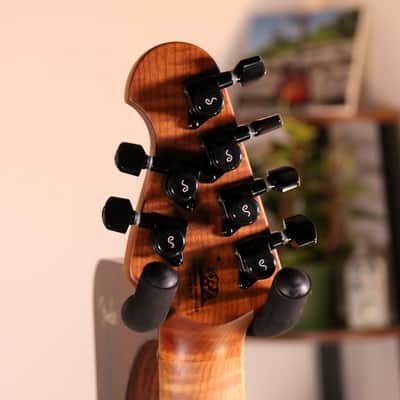 MusicMan JP15 - Figured Roasted Maple Fingerboard, Amber Waves Quilt image 14