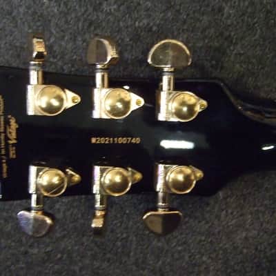 Vintage V-100PBB Gloss Black image 6