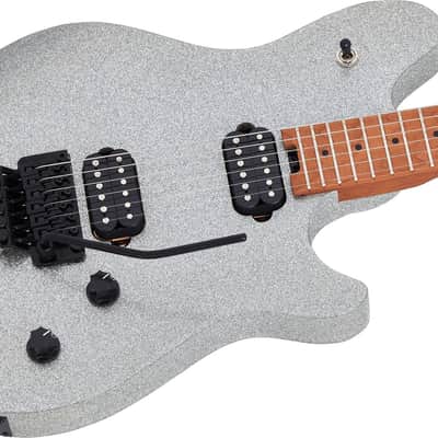 EVH Wolfgang WG Standard, Baked Maple Fingerboard, Silver Sparkle (5107003517) image 5