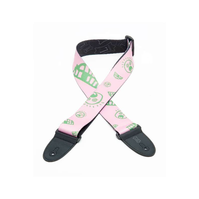 Fleabass Fleabass Guitar Strap 2-Inch Nylon Guitar Strap - Punk Pink image 1