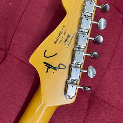 Squier J Mascis Jazzmaster with Rosewood Fretboard 2017 - Vintage White image 10